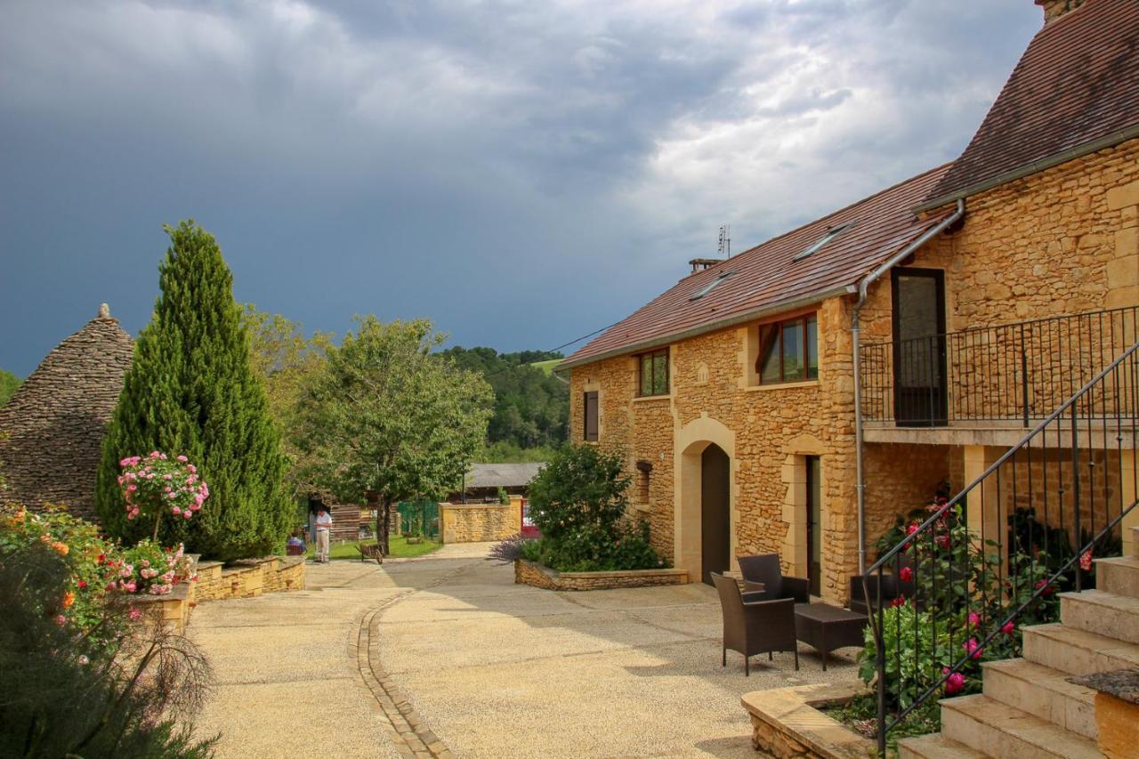 Aux Bories De Marquay, Chambres D'Hotes B&B Avec Piscine Et Spa Pres De Sarlat ภายนอก รูปภาพ